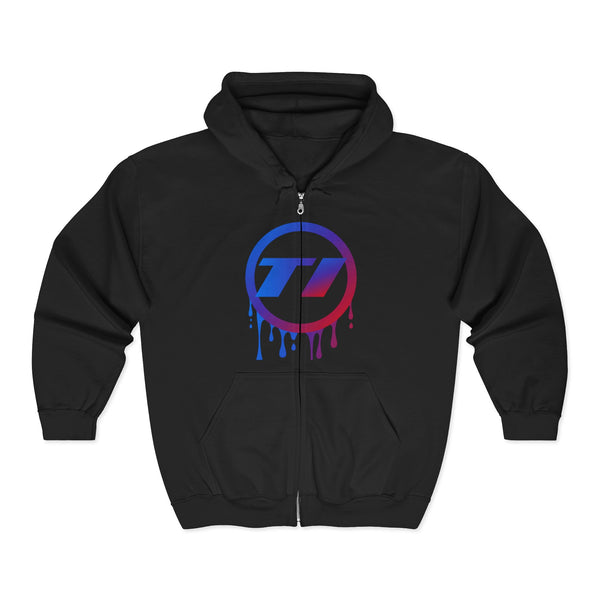 Tuner Drip Logo Full Zip Hoodie
