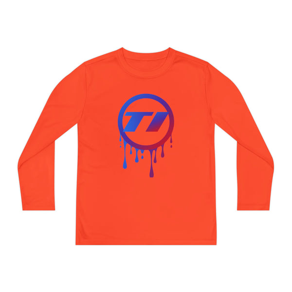 TI Dripping Logo Youth Long Sleeve Tee