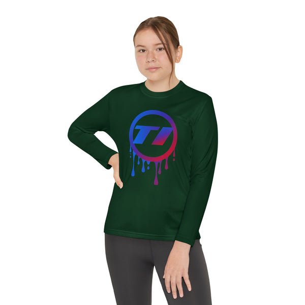 TI Dripping Logo Youth Long Sleeve Tee