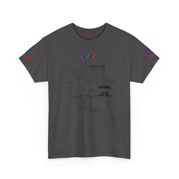 BMW S58 Engine Blueprint Tee