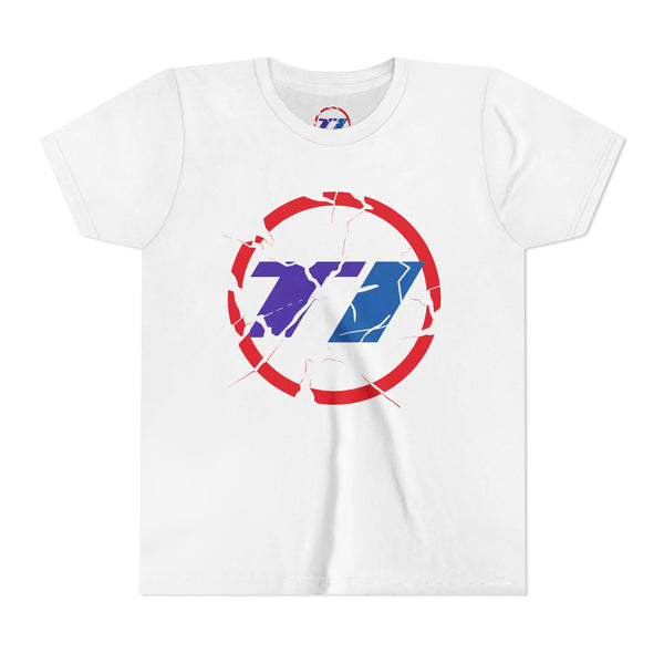 TI Youth Short Sleeve Tee - Cool Cracked Logo Design