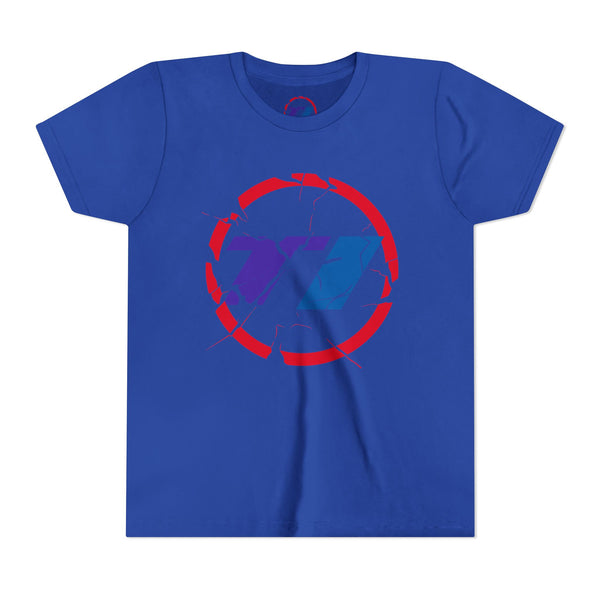 TI Youth Short Sleeve Tee - Cool Cracked Logo Design