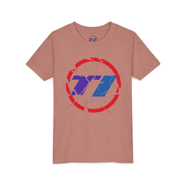 TI Youth Short Sleeve Tee - Cool Cracked Logo Design