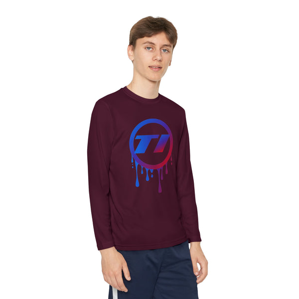 TI Dripping Logo Youth Long Sleeve Tee