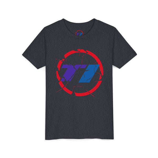 TI Youth Short Sleeve Tee - Cool Cracked Logo Design