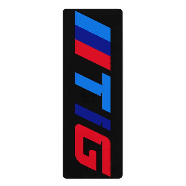 Tuner Imports Sporty Rubber Yoga Mat with Bold Design