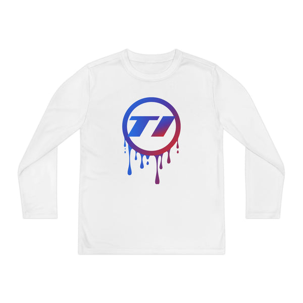 TI Dripping Logo Youth Long Sleeve Tee