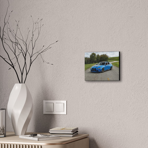 TIG M3 Voodoo Blue Car Canvas Wall Art