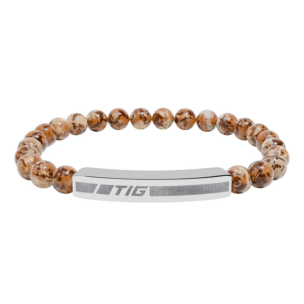 TIG Engraved Natural Stone Bracelet
