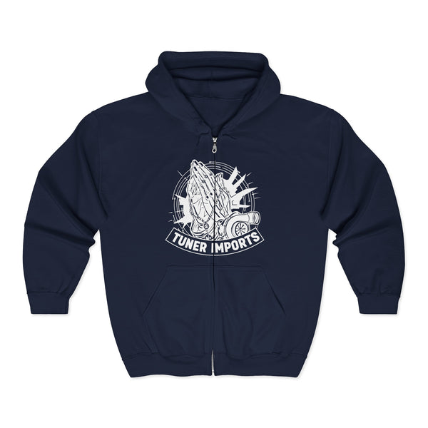 Pray for Turbos Zip Hoodie