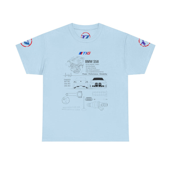 BMW S58 Engine Blueprint Tee