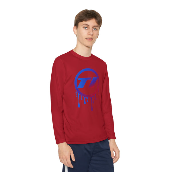 TI Dripping Logo Youth Long Sleeve Tee