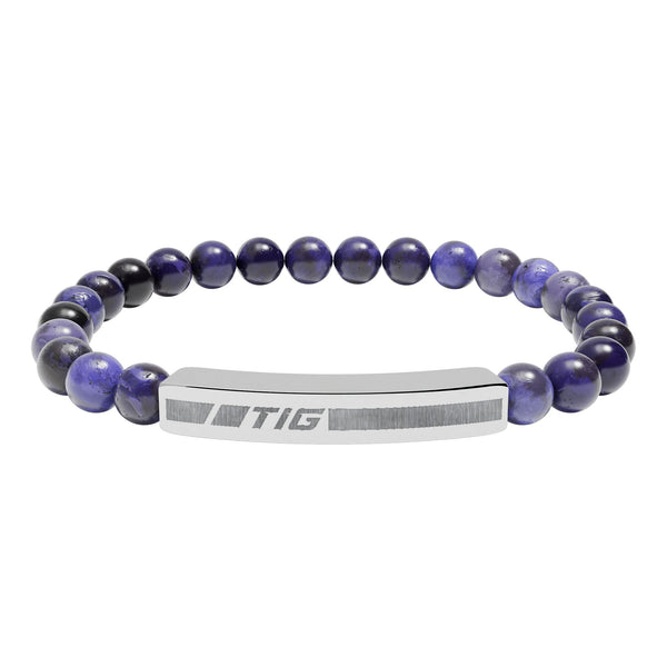 TIG Engraved Natural Stone Bracelet