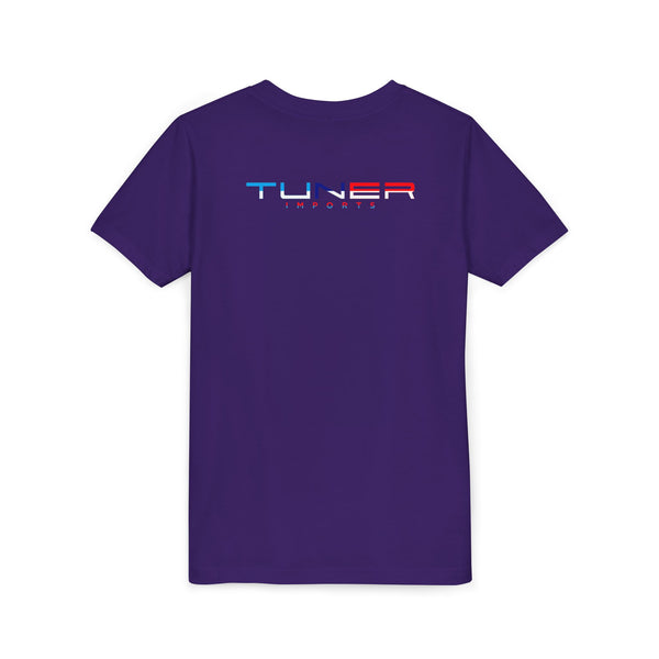 Tuner Imports Youth Graphic Tee - Dripping Logo Design