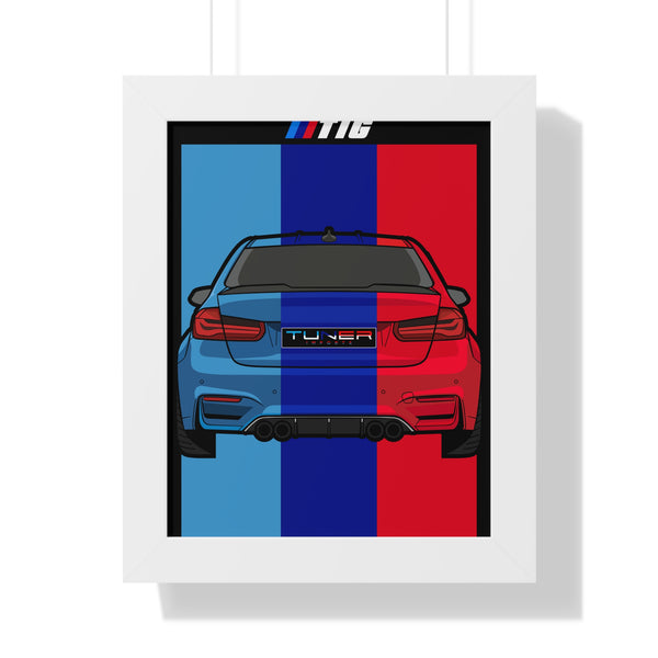 TIG BMW M3 Car Enthusiast Framed Poster