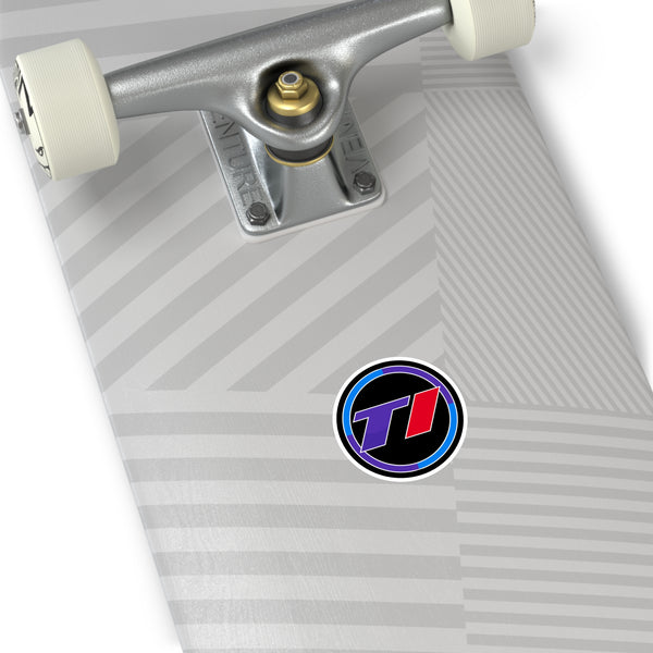 TI Vibrant Round Stickers for Indoor/Outdoor Use