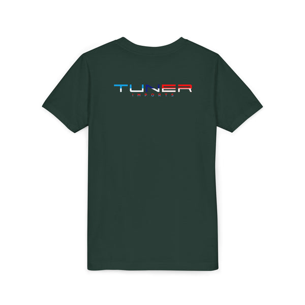 Tuner Imports Youth Graphic Tee - Dripping Logo Design