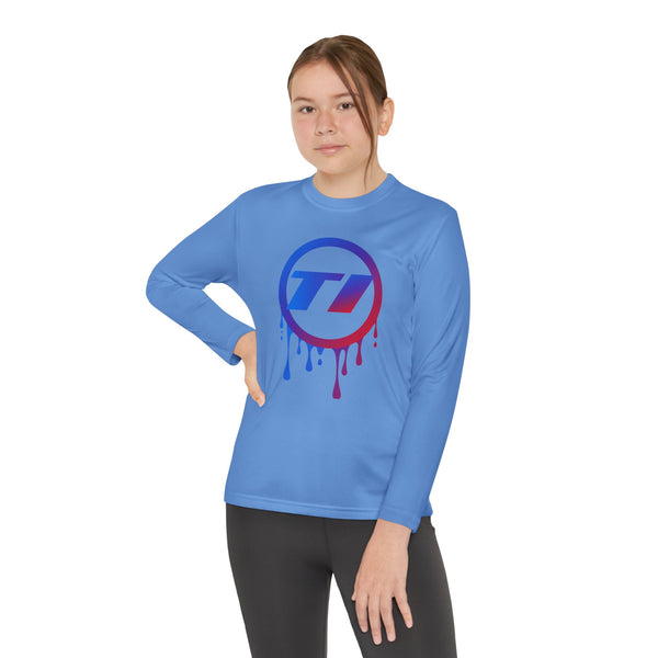 TI Dripping Logo Youth Long Sleeve Tee