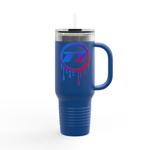 Tuner Imports Colorful Drip Insulated Travel Mug - 40oz