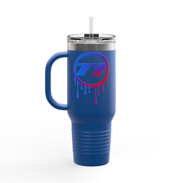 Tuner Imports Colorful Drip Insulated Travel Mug - 40oz