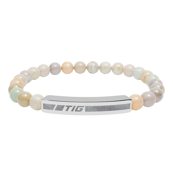 TIG Engraved Natural Stone Bracelet