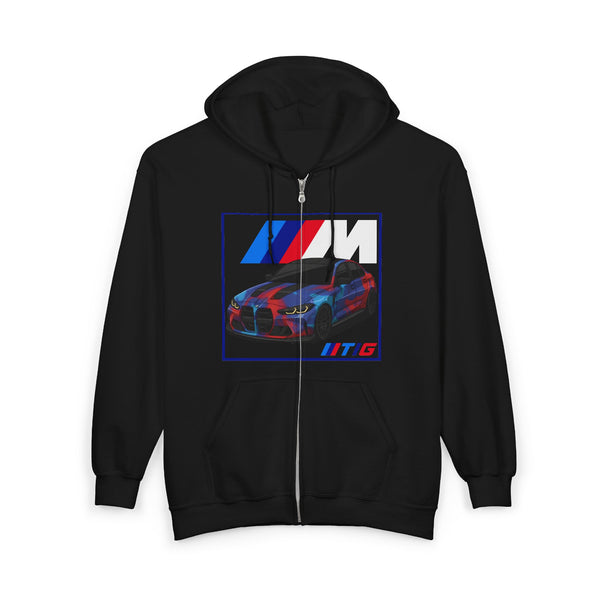 Racing M Logo Zip Hoodie