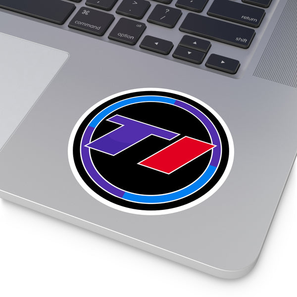 TI Vibrant Round Stickers for Indoor/Outdoor Use