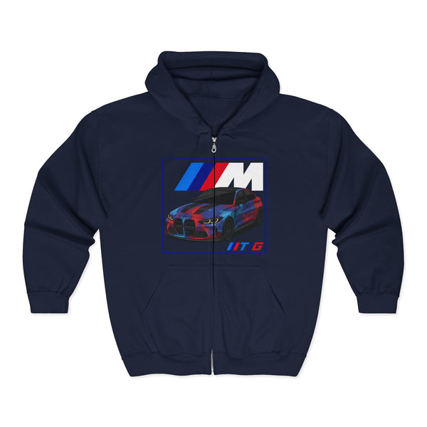 Racing M Logo Zip Hoodie