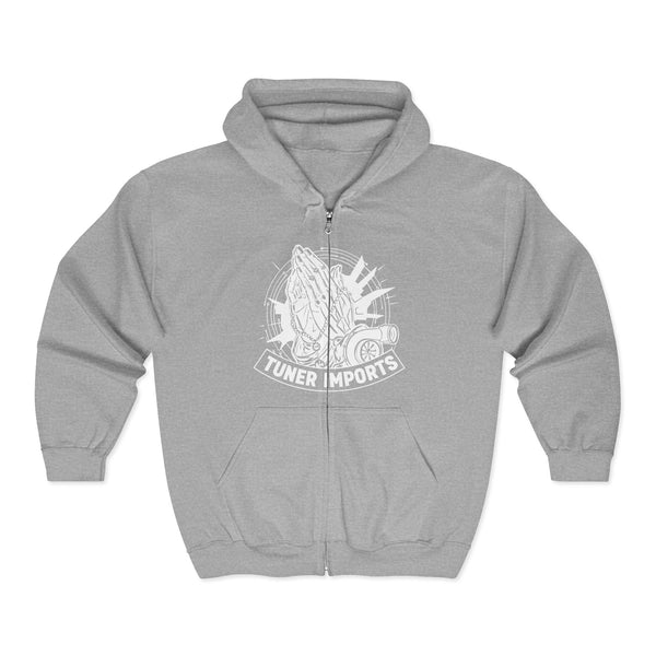 Pray for Turbos Zip Hoodie