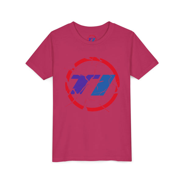 TI Youth Short Sleeve Tee - Cool Cracked Logo Design