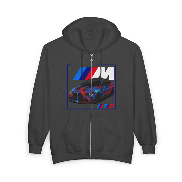 Racing M Logo Zip Hoodie