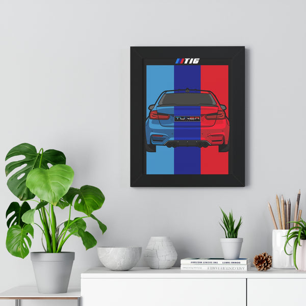 TIG BMW M3 Car Enthusiast Framed Poster