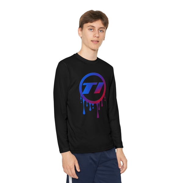 TI Dripping Logo Youth Long Sleeve Tee