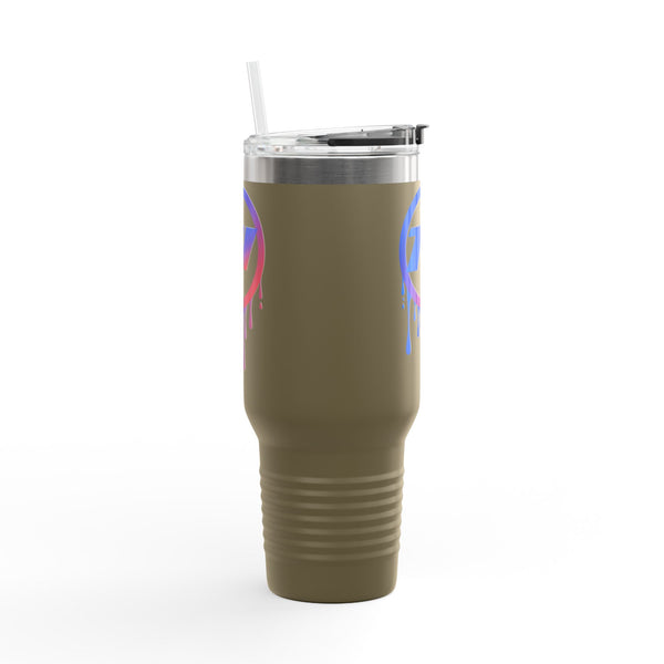 Tuner Imports Colorful Drip Insulated Travel Mug - 40oz