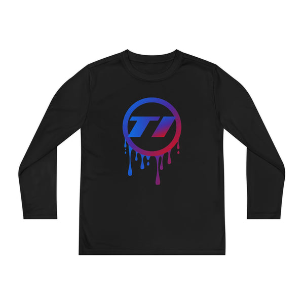 TI Dripping Logo Youth Long Sleeve Tee