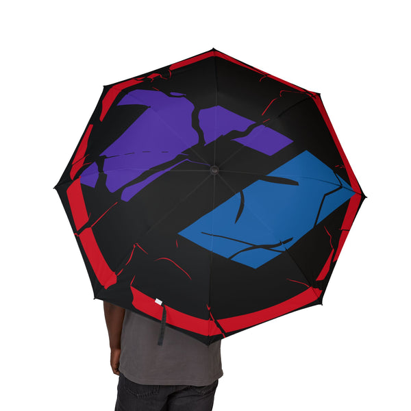 Tuner Imports Vibrant Artistic Semi-Automatic Foldable Umbrella