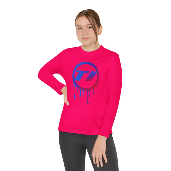 TI Dripping Logo Youth Long Sleeve Tee