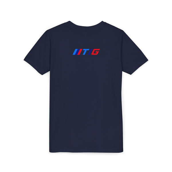 TI Youth Short Sleeve Tee - Cool Cracked Logo Design