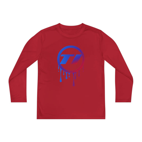TI Dripping Logo Youth Long Sleeve Tee