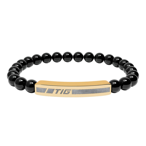 TIG Engraved Natural Stone Bracelet